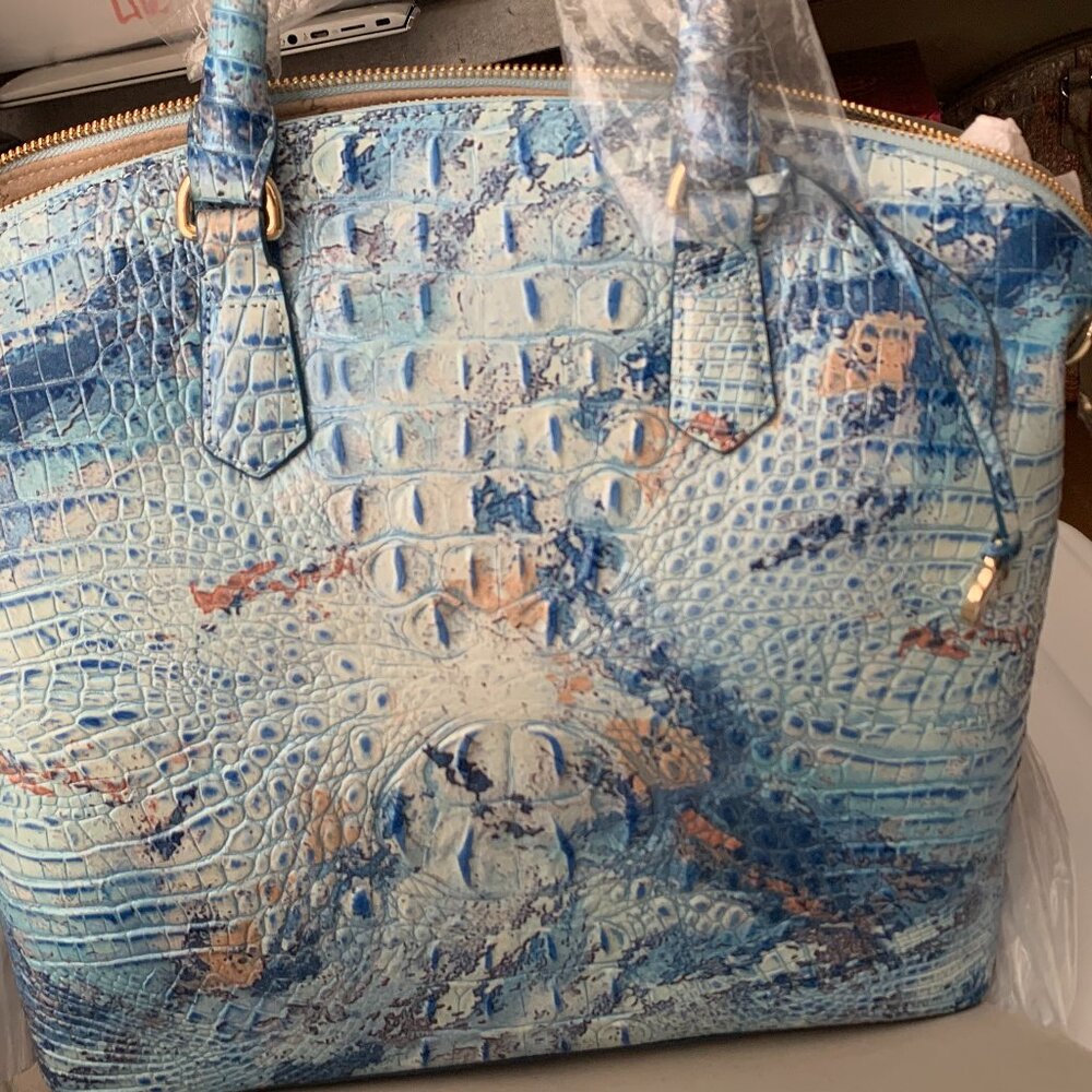 Brahmin Large Duxbury Satchel Seaside NWT PRICE FIRM